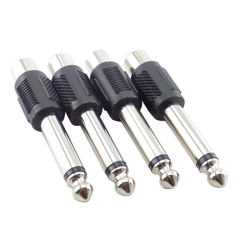 

6.35mm to AV 6.5mm to RCA Female Jack Adapter Connector for Microphone