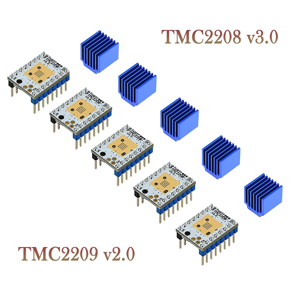 Драйвер шагового двигателя Twotrees TMC2208 V3.0 запчасти для 3D принтера TMC2130 TMC2209 SKR V1.3 V1.4