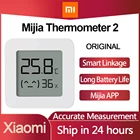 Оригинальный Bluetooth-термометр XIAOMI Mijia 2, беспроводной умный электрический цифровой гигрометр, термометр, работает с приложением Mijia