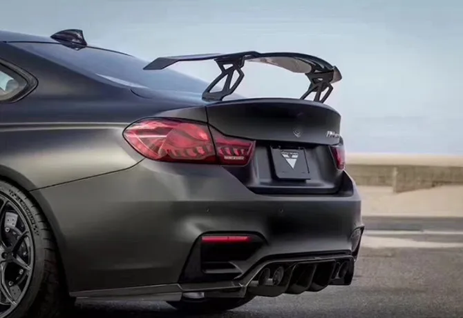 Для BMW F80 M3 F82 M4 M5 M6 спойлер Vorsteiner стиль трек GT углеродное волокно цвет задний