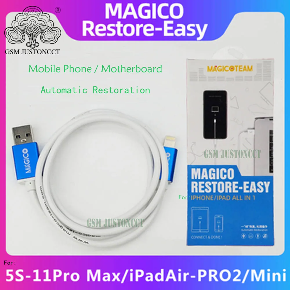 Magico Restore-простой кабель для iPhone iPad автоматическое восстановление обновление