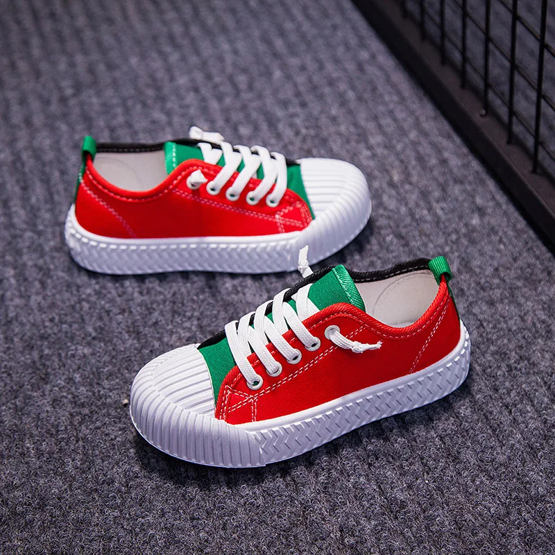 Детская парусиновая обувь без утеплителя разных Цвет детские мокасины для