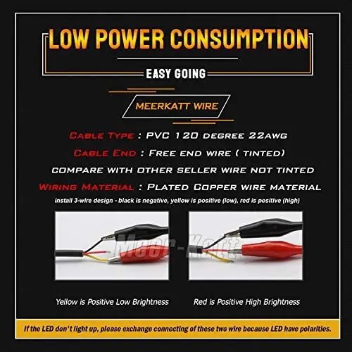 

100x Round Amber 3 LED truck Trailer Turn Signal Side Marker Indicator Lights Clearance Lamps Trailer Lorry Bus 12v DC 3Led-HL