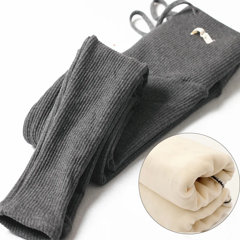 

1pcs Winter Plus Velvet Double Layer Women's Pregnant Maternity Tights Solid Stockings Hosiery Pantyhose Keep Warm