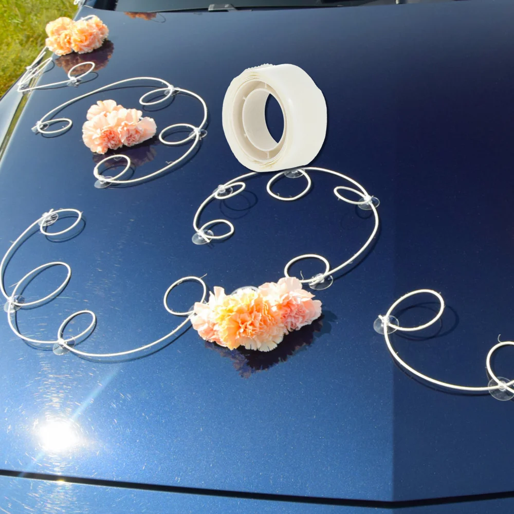 

16 Rolls Double-sided Balloon Sticker Transparent Adhesive Point Tape