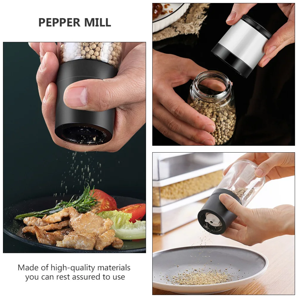 

1 Set 2Pcs Kitchen Spice Grinders Manual Pepper Grinders (Assorted Color)