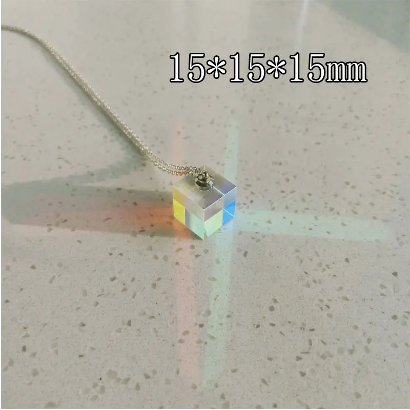 Призматическая Призма кулон шестигранный яркий и безупречный космический куб