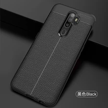 Wolfsay Soft TPU Case For Oppo A5 2020 Cases Oppo A9 (2020) Leather Texture Silicone Phone Cover For Oppo A5 2020 Coque Covers