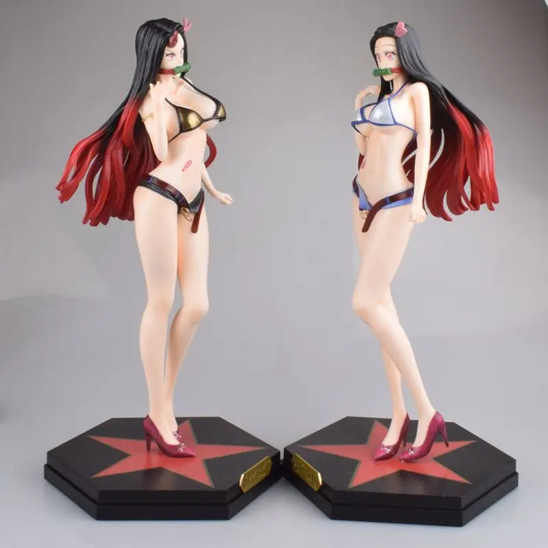 

Demon Slayer Figure Kimetsu no Yaiba Kamado Nezuko Fashion Sexy Girl PVC Action Model Adult Collection Toys Christmas Gifts