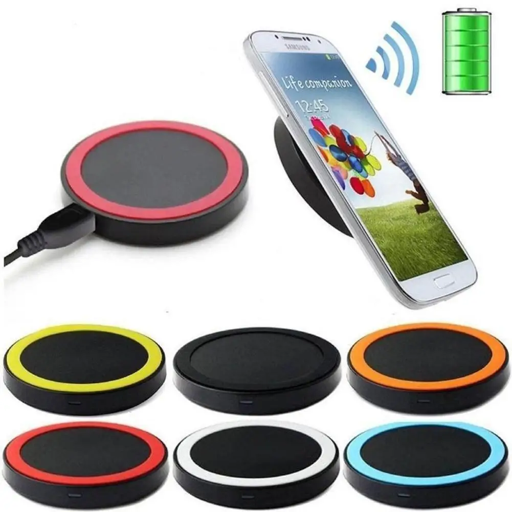 Беспроводное зарядное устройство Qi для iPhone/ Samsung/ Huawei/ Xiaomi Micro USB/ Type C|Зарядные