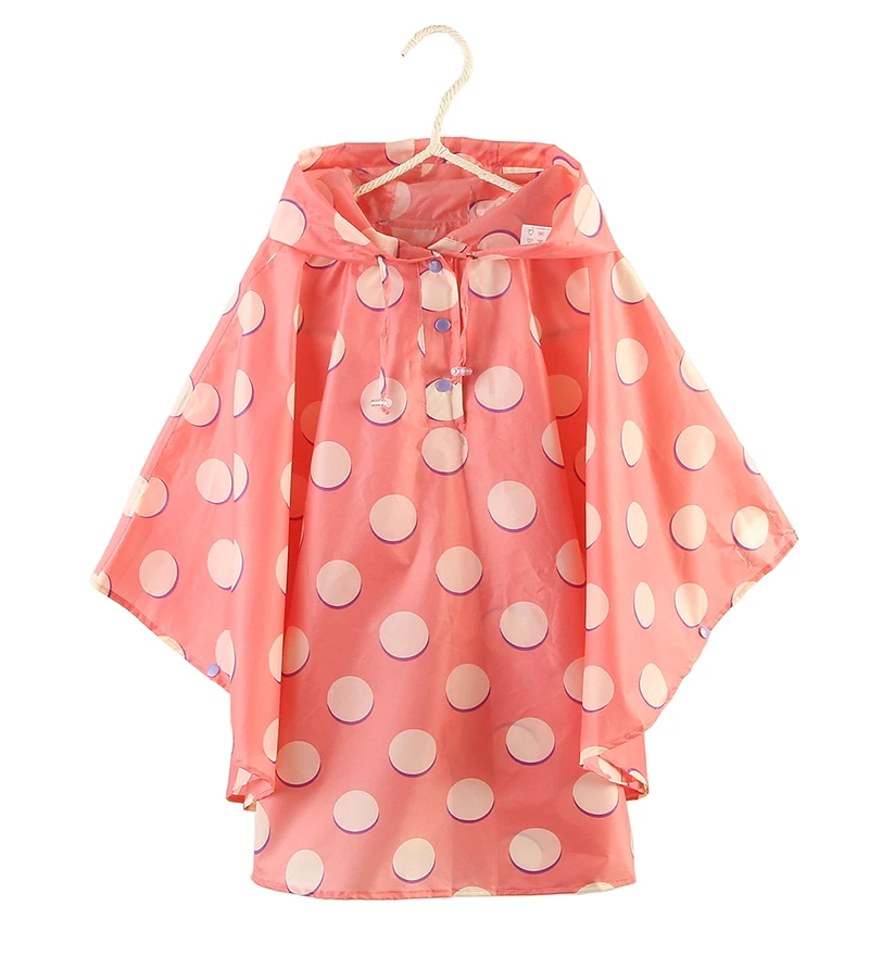 Детское Пончо в горошек для девочек и мальчиков от 5 до 14 лет | Дом сад