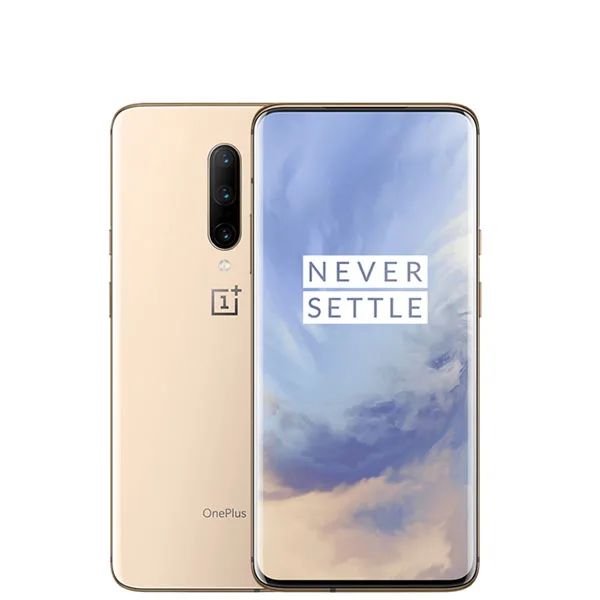 Фирменная Новинка Oneplus 7 Pro мобильный телефон 8 Гб 256 г Snapdragon855 Octa Core 6,67 дюйма 1440x3120p 19,5: 9 полноэкранный 16MP+ 48MP Камера NFC - Цвет: Gold 8GB 256GB