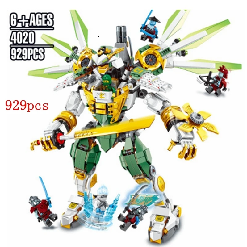 Строительные блоки Lloyd's Titan Mech 929 шт. совместимые Lepining ninjagoo 70676 детские игрушки