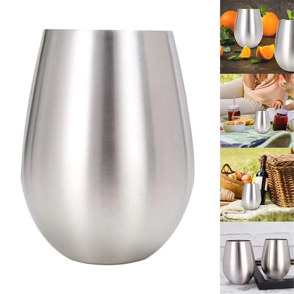 18 унций бокал для вина из нержавеющей стали es путешествий чашка пива виски чашки