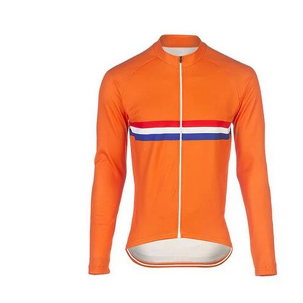 H181 Orange Спортивное пальто MTB велосипед Джерси мужская куртка теплая куртка для велосипедного спорта осень длинный рукав теплая велосипедная одежда ветрозащитная Новинка - Color: H181 Orange