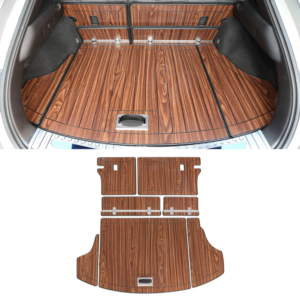 

Автомобильные аксессуары для Lexus UX ZA10 2019-2021, коврики для багажника, комплект подкладок из синтетического дерева, деревянные коврики для бага...