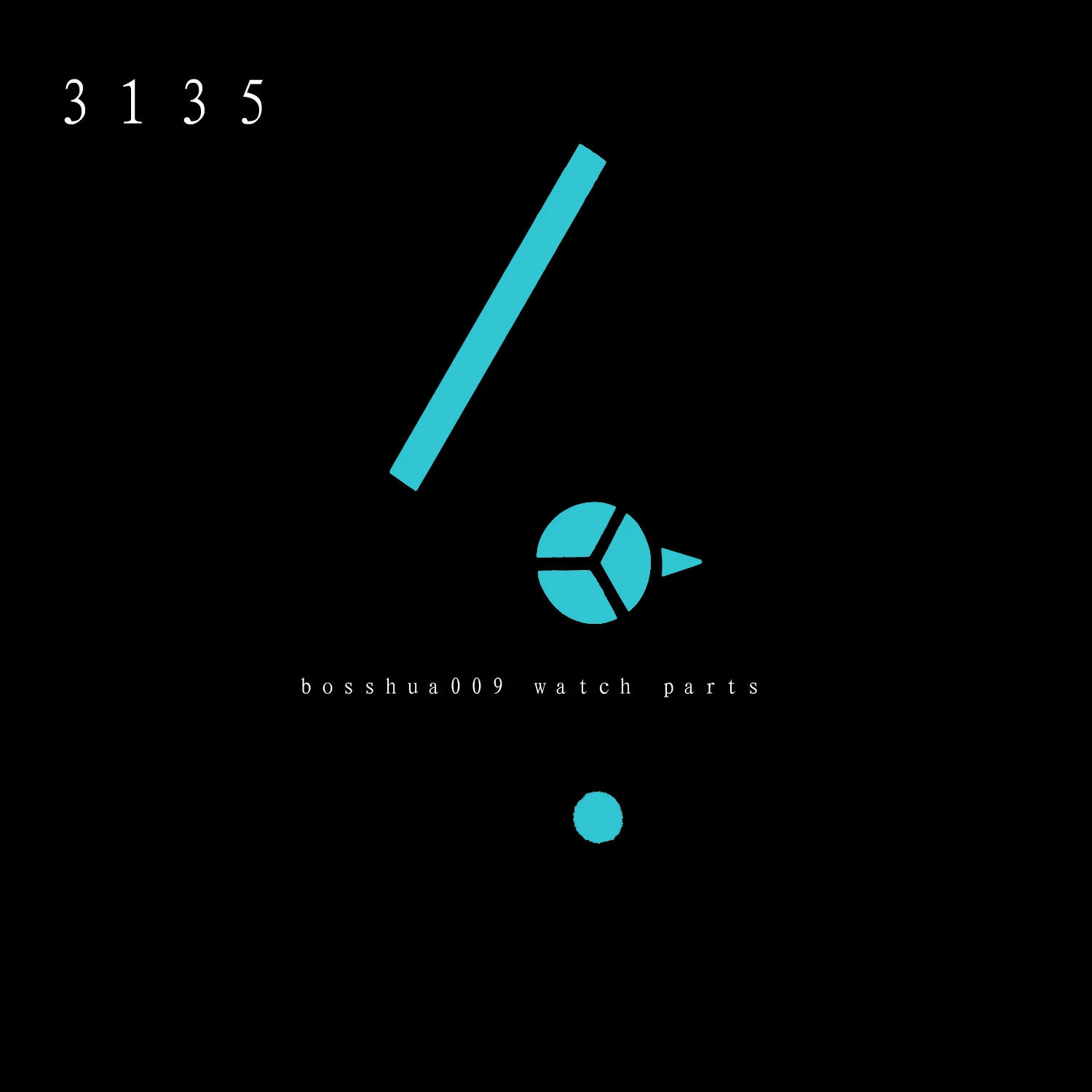 cal. 3135 VR 3135 MOVEMENT Watch Hands set super luminous  stainless steel  for SUB 116610