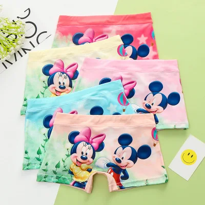 Disney Mickey Boys panties kids cartoon Underwear 2 to 8 yrs Aisha Minnie girls Underpants Sofia briefs underpanties set|Нижнее белье| |