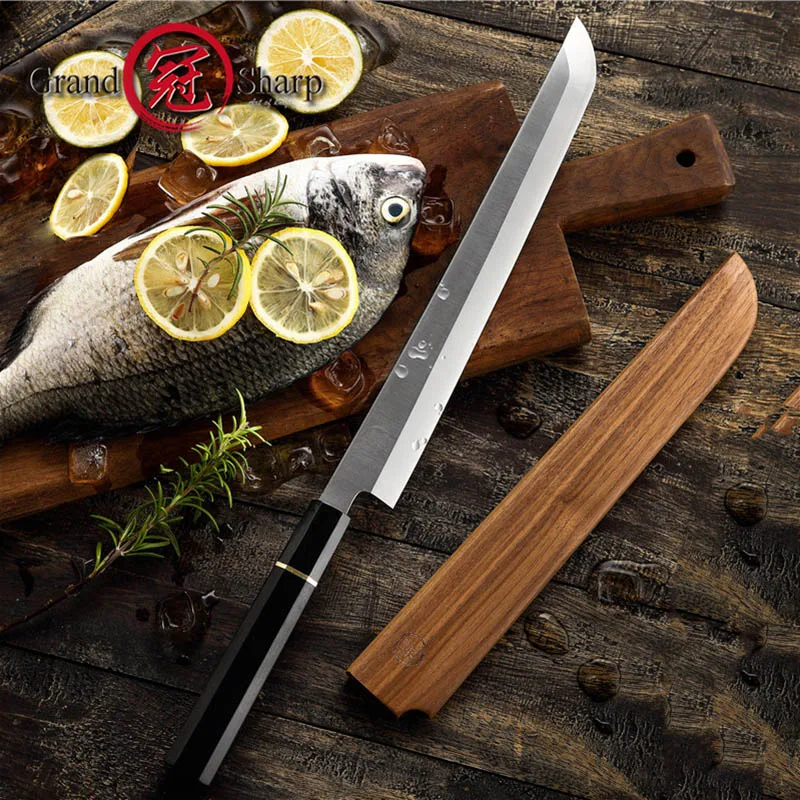 Японские кухонные ножи Grandsharp Sakimaru шеф-повар инструмент для приготовления суши