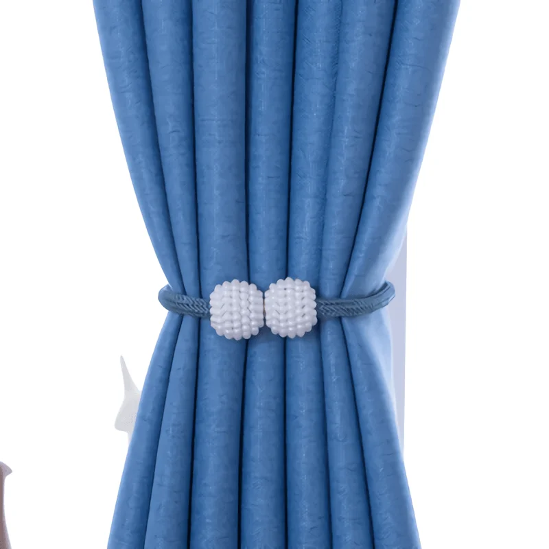 

1PC Holder For Curtains Tiebacks Pearl Magnet Hooks Clips Cortinas Rod Grab Attache Rideau Tie Room Home Decoration Accessories