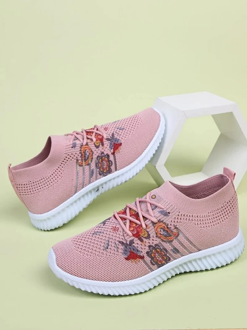 

Spring New Mesh Breathable Women Casual Shoes Fashion Comfortable Breathable Women Shoes Shallow Mouth Vulcanized Women's Shoes