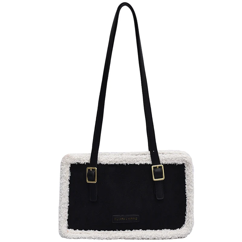 

Design Small Bag 2021 Winter Fashion Luxury High Quality Women's Scrub Leather Handbag Shoulder Shopper bag Wallet