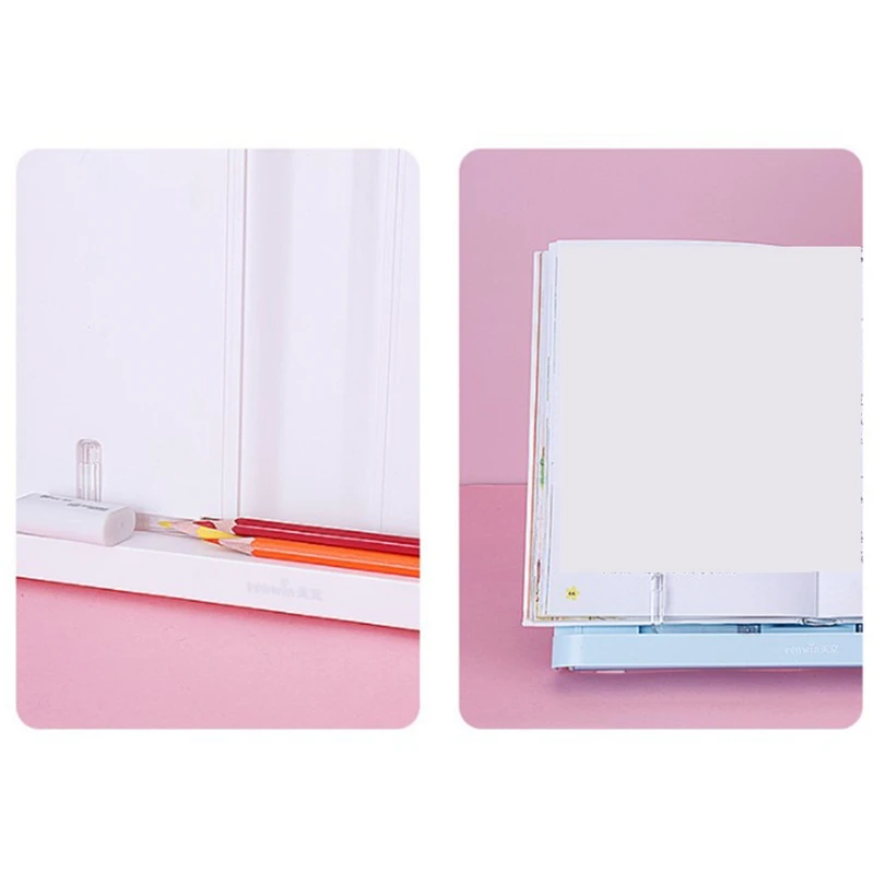 

TEN-WIN Book Reading Stand Holder Portable Foldable Bookstand Support Adjustable Student Children Writing Bracket