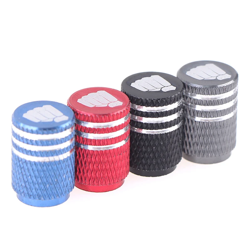 1Set Tire Valve Caps Car Styling Alloy Anti-theft Sport Car Wheel Tires Tire Stem Air Cap Airtight Covers Refueling Decoration