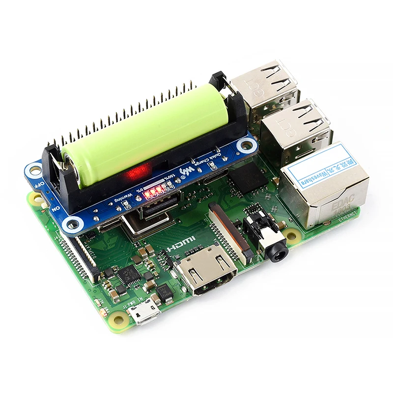 Плата расширения литиевой батареи Raspberry Pi выход 5 В двунаправленная быстрая