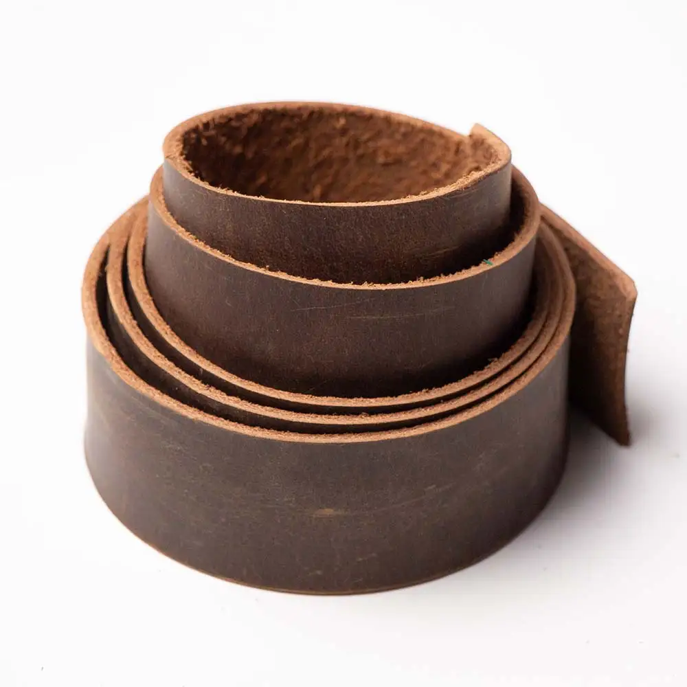 Полоса из натуральной кожи Diy кожаный шнур поводок для домашних животных crazy horse