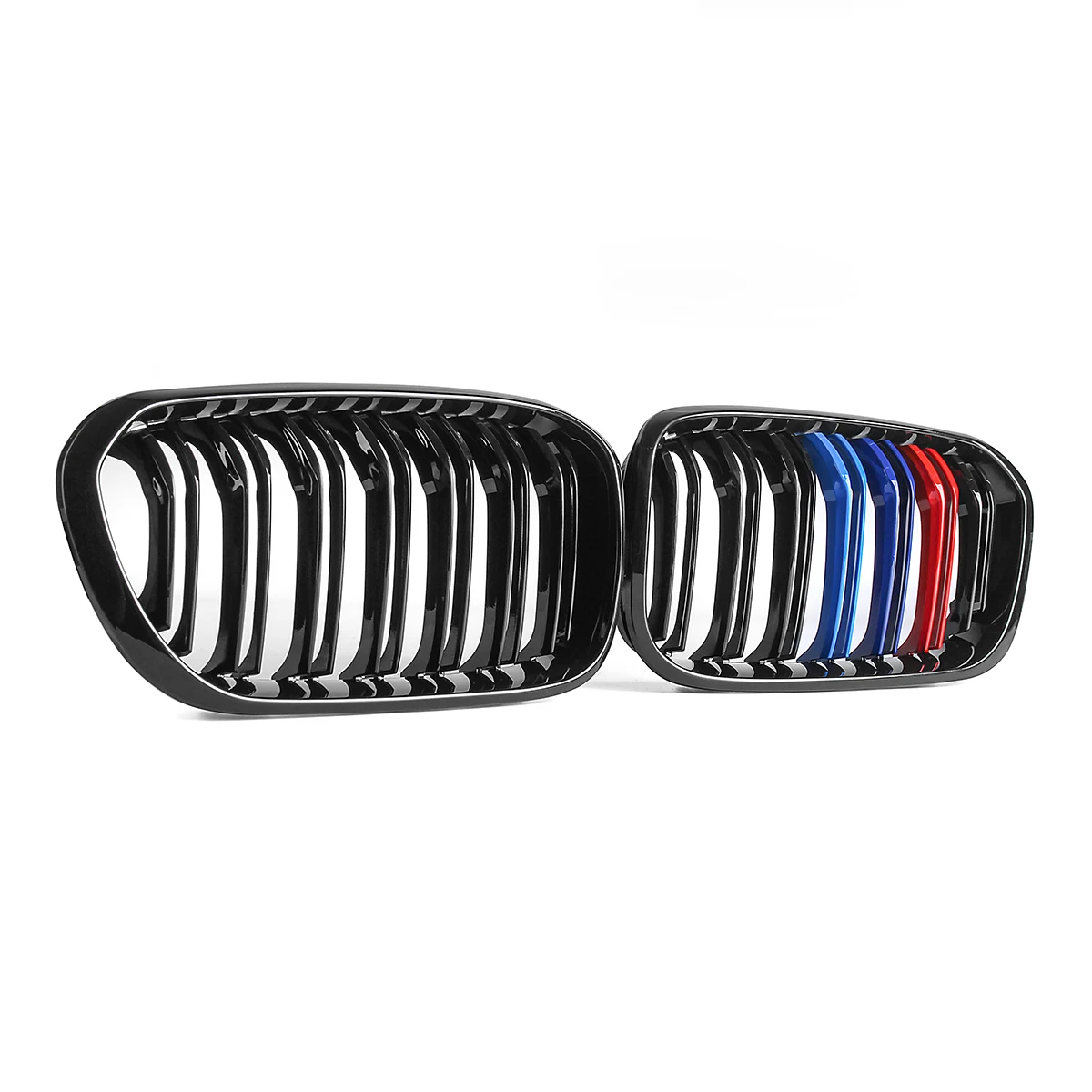 Глянцевый/матовый черный M Цвет 1/2 планка Замена автомобиля передний бампер