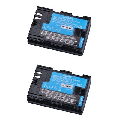 2 шт. LP-E6 LP-E6N LP E6 камера батарея сделана с японскими ячейками для Canon LP-E6 EOS 5DS 5D Mark II Mark III 6D 7D 60D 60Da 70D 80D - Цвет: 2 Battery