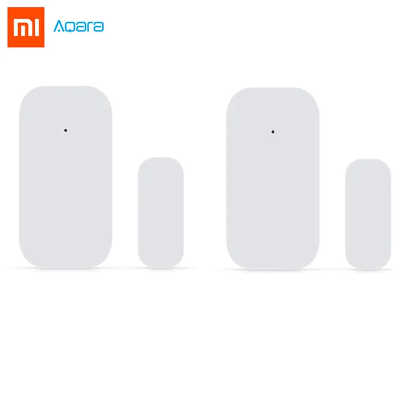 2pcs door sensor Xiao mi Aqara датчик окна двери функция Zigbee Умный дом Безопасность дистанционное управление сигнализация двери окна сенсор для mi Home - Цвет: 2pcs door sensor