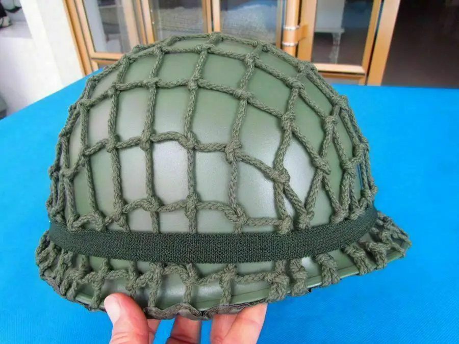 Tomwang201. WW2 WWII США армии M1 джунгли боевой камуфляж зеленый шлем Of War