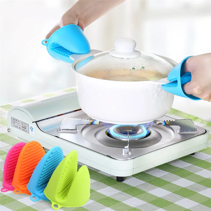 

Microwave Oven Glove Kitchen Tools Non Stick Anti-slip Grips Bowl Pot Clips Kitchen GadgetAccessories Silicone Baking Oven Mitts