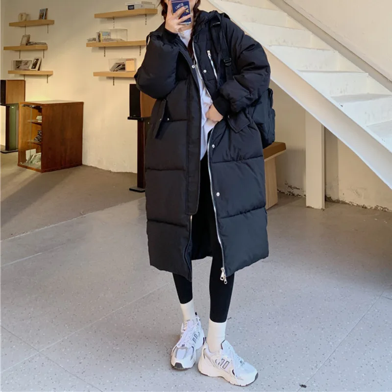 

Medium and Long Cotton Clothes Cotton Clothes Design Sense of Women's Wear in Winter 2021 New Thickened Small Man