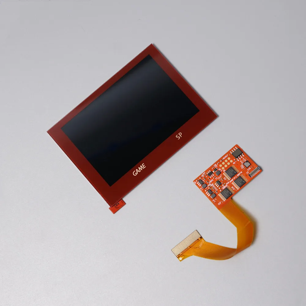ЖК дисплей для GBA SP IPS V2 5 уровней яркости Gameboy Advance игровой аксессуар комплект