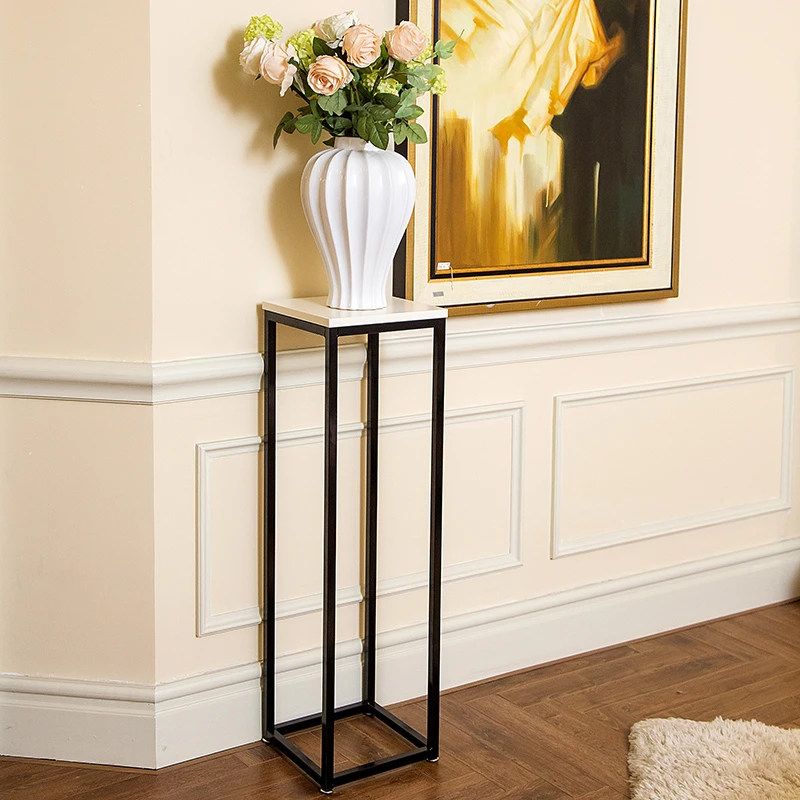 Полка для спальни простая современная зеленая люоидная Цветочная железная