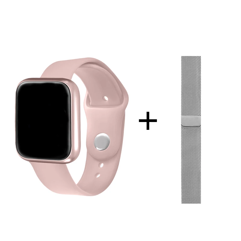Add Silver strap ESEED P70 смарт-браслет 1,3 дюймов IP68 Водонепроницаемый 15 дней в режиме ожидания металлические женские Смарт-часы фитнес-трекер Смарт-браслет - Цвет: Add Silver strap