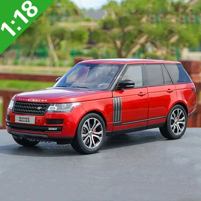 Красный Изысканный 1:18 lcd SUV модель сплава, имитация вне-модель дорожного транспортного средства, Высококачественная коллекция и подарки - Цвет: Красный