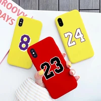 basketball clothing number soft sport phone cases for iphone 11 12 13 pro max xr x xs max cover for iphone 7 8 6s plus se 2020