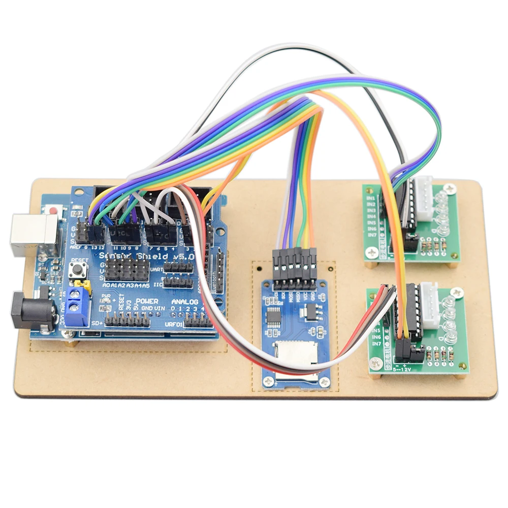 Drawbot кабель плоттер настенная живопись робот для Arduino с шаговым двигателем