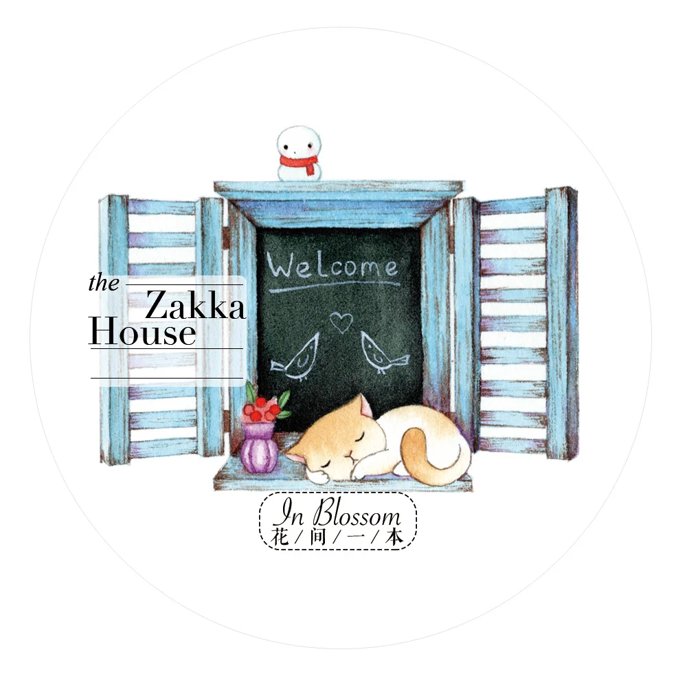 

3 см х 10 Zakka измеритель дома Washi лента Журнал Дневник наклейки любовь