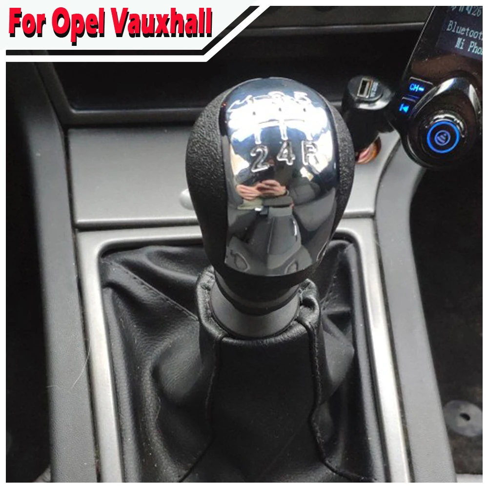 

Car 5/6 Speed GEAR STICK SHIFT KNOB LEVER SHIFTER For Opel Vauxhall Vectra C Vectra B Corsa Astra 2002-2005 Chrome