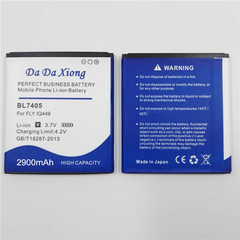 Аккумулятор BL7405 на 2900 мАч для Fly IQ449 Iq449 BL 7405 сменная батарея|battery for|battery for flybattery