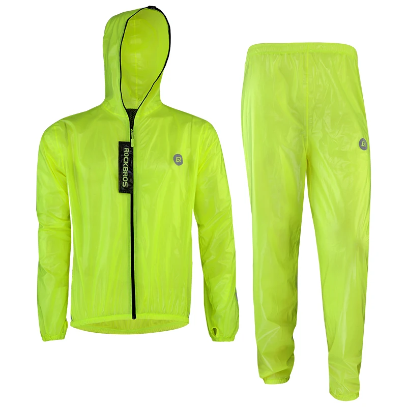 

ROCKBROS FREE SHIP 100% Waterproof Cycling Raincoat Men Women Electric Bicycle Portable Reflective Cycling Jersey MTB Road Bike