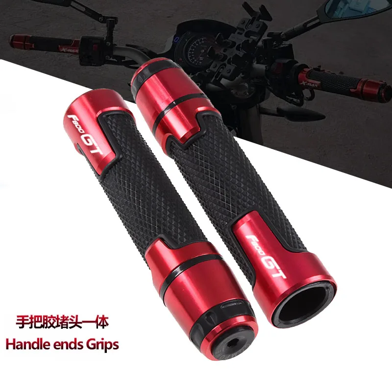 F800GT LOGO For BMW F800 GT F 800 GT NEW Motorcycle 7/8'' 22mm Knobs Anti-Skid Scooter Handle Ends Grips Bar Hand Handlebar