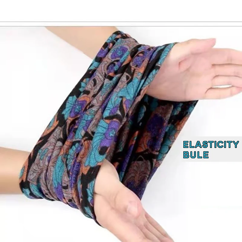 Женская маска для велоспорта головной платок с принтом различные способы