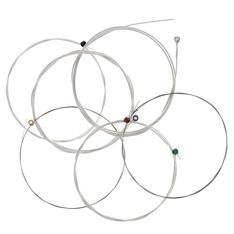 

Orphee 12 Pcs Acoustic Guitar Strings Multi-Color Copper Strings with Full Bright Tone Extra Light TX620-C & TX620