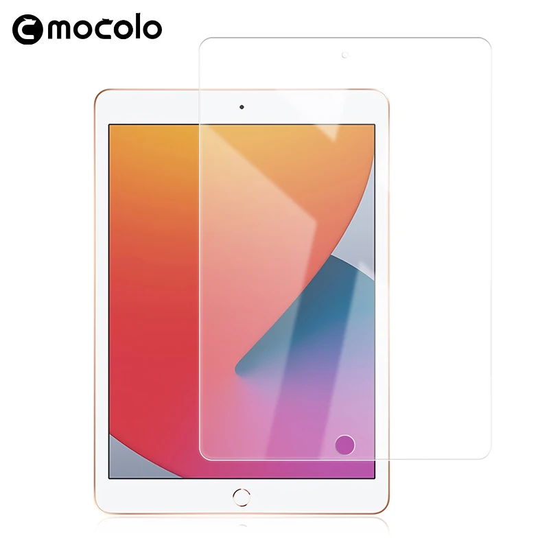 

Mocolo for iPad 7th 8th 10.2 inches 2020 2019 Screen Protector 9H Full Glued Tempered Glass for iPad 5th 6th 9.7 inches